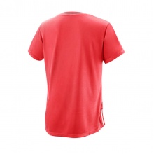 Wilson Tennis Shirt Team II V-Neck korallrot Damen